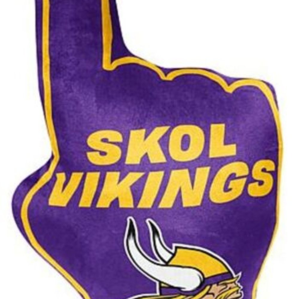 Minnesota Vikings Northwest Super Size Finger Pillow